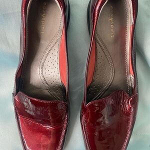 Easy Spirit Red Patent Leather Flats